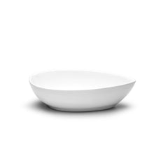 5-1/4" Teardrop Bowl, White Ceramic