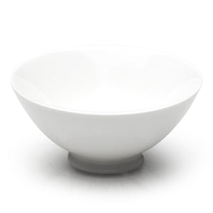 5" Round Rice Bowl, White Ceramic