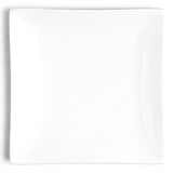 9-1/2" Square Plate, White Ceramic
