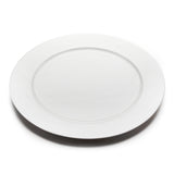 12" Round Plate, White Ceramic
