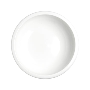 9-1/4" Round Noodle Bowl, White Ceramic