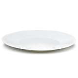 10-1/2" Round Plate, White Ceramic