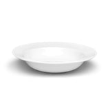 10-1/2" Round Wide-Rim Bowl, White Ceramic