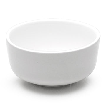 4.5"D Round Bowl, White Ceramic