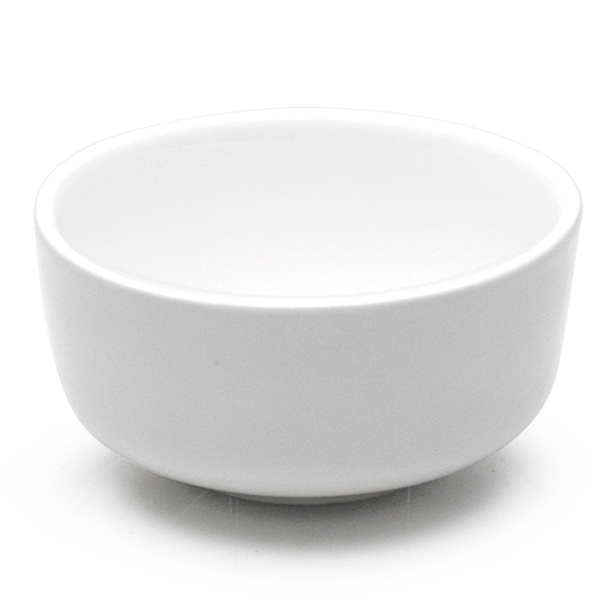 4.5"D Round Bowl, White Ceramic