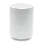 Tea Cup 4-1/4"H, White Ceramic