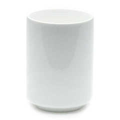 Tea Cup 4-1/4"H, White Ceramic