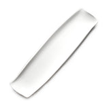 14"x3-3/4" Rectangular Plate, White Ceramic