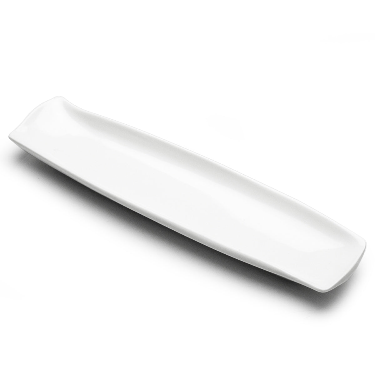 16"X4-1/4" Rectangular Plate, White Ceramic