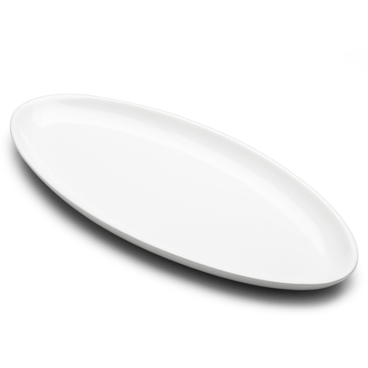 22-3/4"x10" Oval Plate, White Ceramic