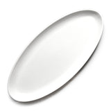 22-3/4"x10" Oval Plate, White Ceramic