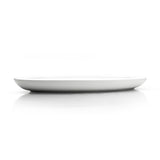 18"x7-7/8 Oval Plate, White Ceramic