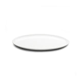 13-1/2"x6" Oval Plate, White Ceramic