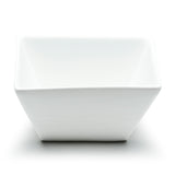 4" Square Sauce Bowl, White Ceramic