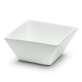 4" Square Sauce Bowl, White Ceramic