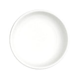 3-1/4" Round Sauce Plate, White Ceramic