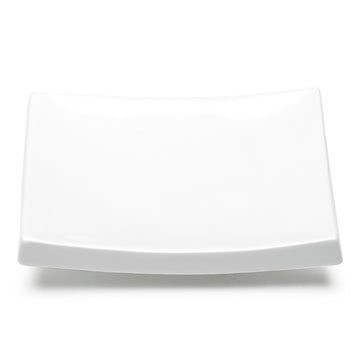 7-3/4" Square Plate, White Ceramic