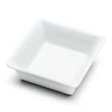 5-1/8" Square Bowl, White Ceramic