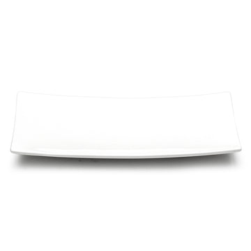10-3/4"x5-1/2" Rectangular Plate, White Ceramic