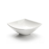 7-1/4" Square Bowl, White Ceramic