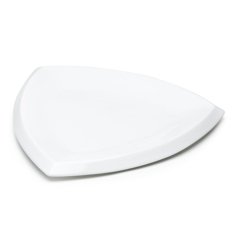 A6956 original product photograph showing its triangular shape and white ceramic finish
