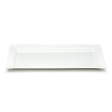 16-1/8"x7-7/8" Rectangular Plate, White Ceramic