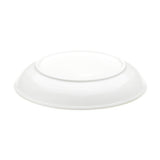 8-3/4"x1-1/2"H Round Shallow Bowl, White Ceramic