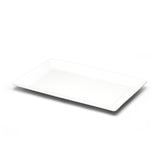 13"x8-1/2" Rectangular Platter, White Ceramic