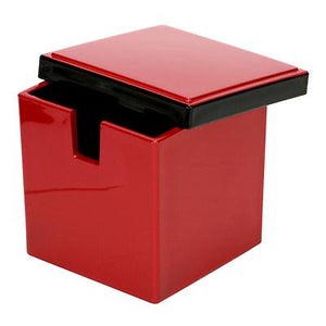 Lacquer Ginger Container, Red