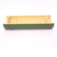 Soba Plate Plastic Green Bamboo