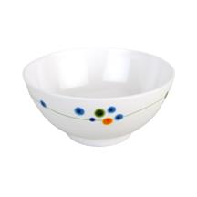 Melamine Round Rice Bowl 5", Rain Flower