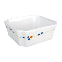 Melamine Square Sauce Bowl 5-3/8", Rain Flower