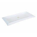 11¾″ × 5½″ White Ceramic Rectangular Plate