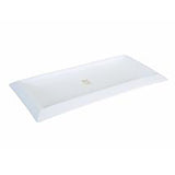 11¾″ × 5½″ White Ceramic Rectangular Plate