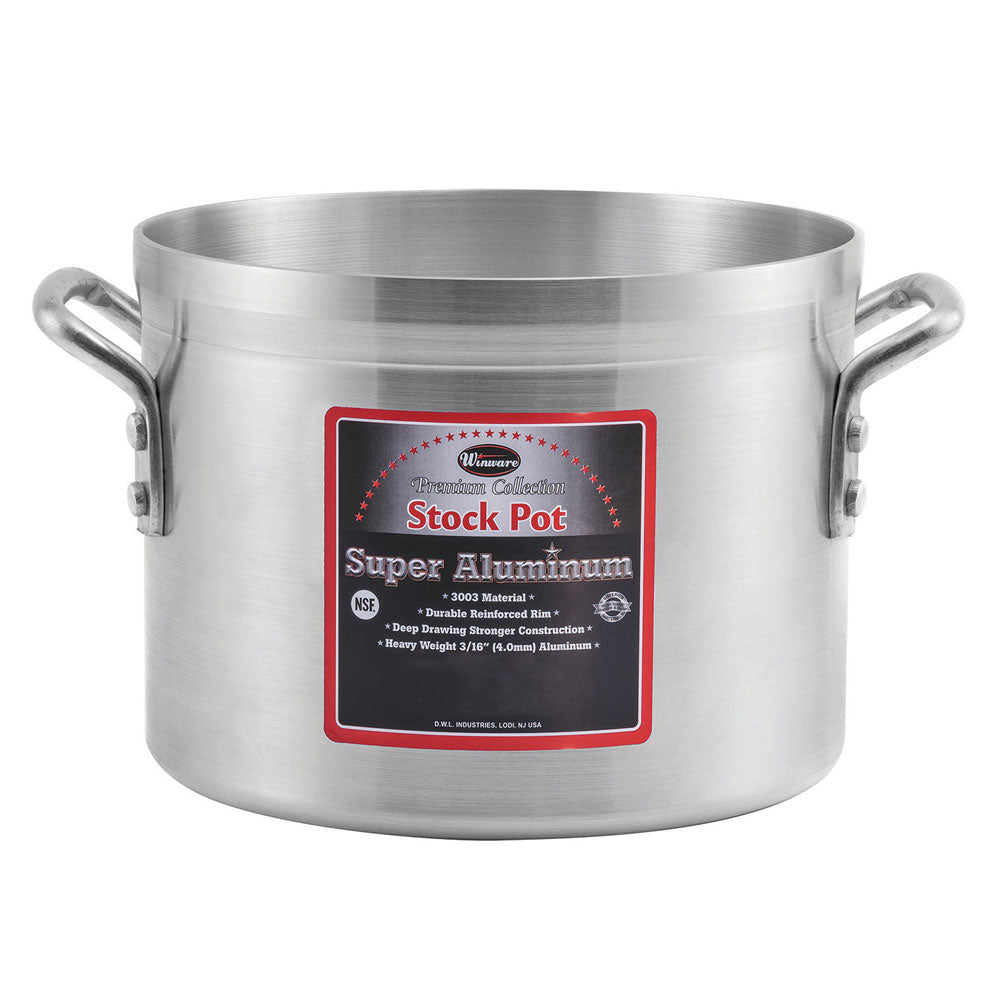 Super Aluminum NSF Stock Pot (80Qt) 18"x18-1/4"H