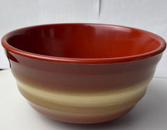 Melamine Round Bowl 6-3/4", Red/Yellow