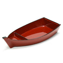 Lacquer Sushi Boat      11-1/2"X5-1/2"X1-1/2"