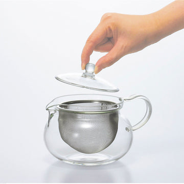 HARIO Cha Cha Kyusu 'Maru' Glass Teapot 450ml