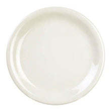 10-1/2" Melamine Narrow Rim Round Dinner Plate, Ivory