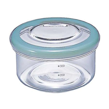 HARIO Cycle Ware Glass Container 400ml, Green