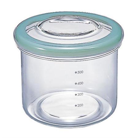 HARIO Cycle Ware Glass Container 650ml, Green