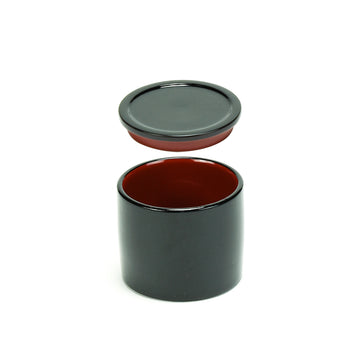 Laquer Soba Sauce Cup w/Lid 3.25"x2.5"H