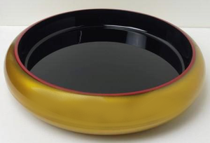 Lacquer Sushi Container Oke 15-3/4"D