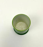 Plastic Sake Cup Green Bamboo 2"x2"