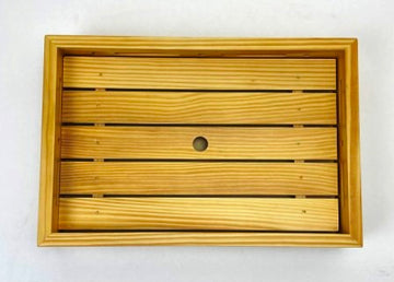 Wooden Tray 16-1/2 * 11 *2-1/2"H