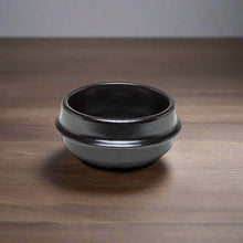 117 mm Black Ceramic Side Bowl — Made in Korea