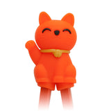 Kids Chopstick Cat , Orange
