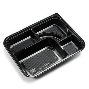 Disposable Lunch Box Body (50pc) (Black) 10-5/8"L ED-8306B
