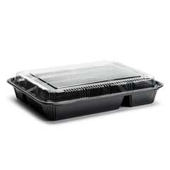 Disposable Lunch Box (50pc) (Black) 10-5/8" ED-8306