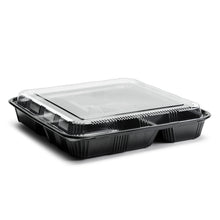 5-Compartment Bento To-Go Box with Lid (50 pc) - CK-8307, 10-3/4"